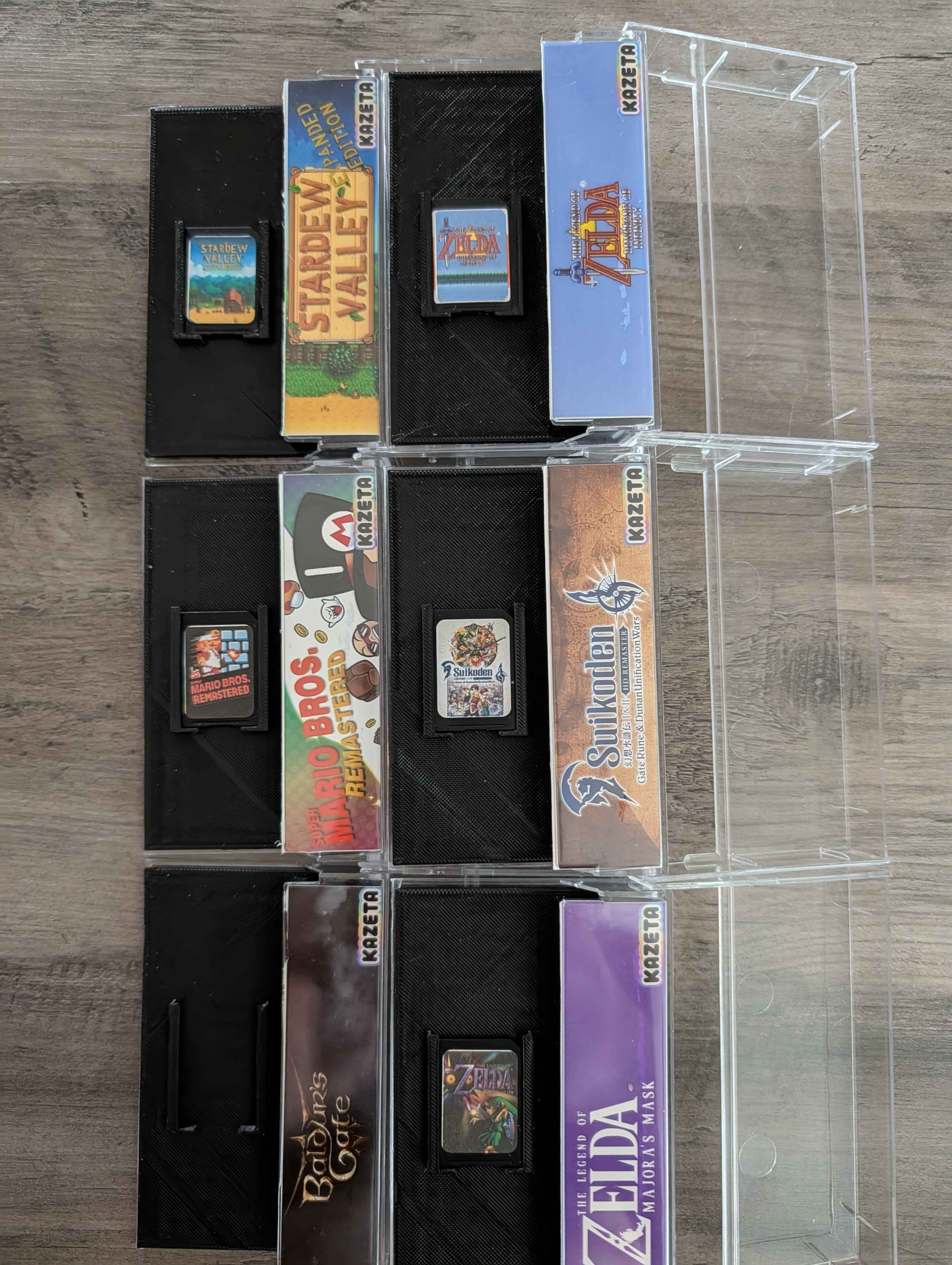 Assortment of jewel cases