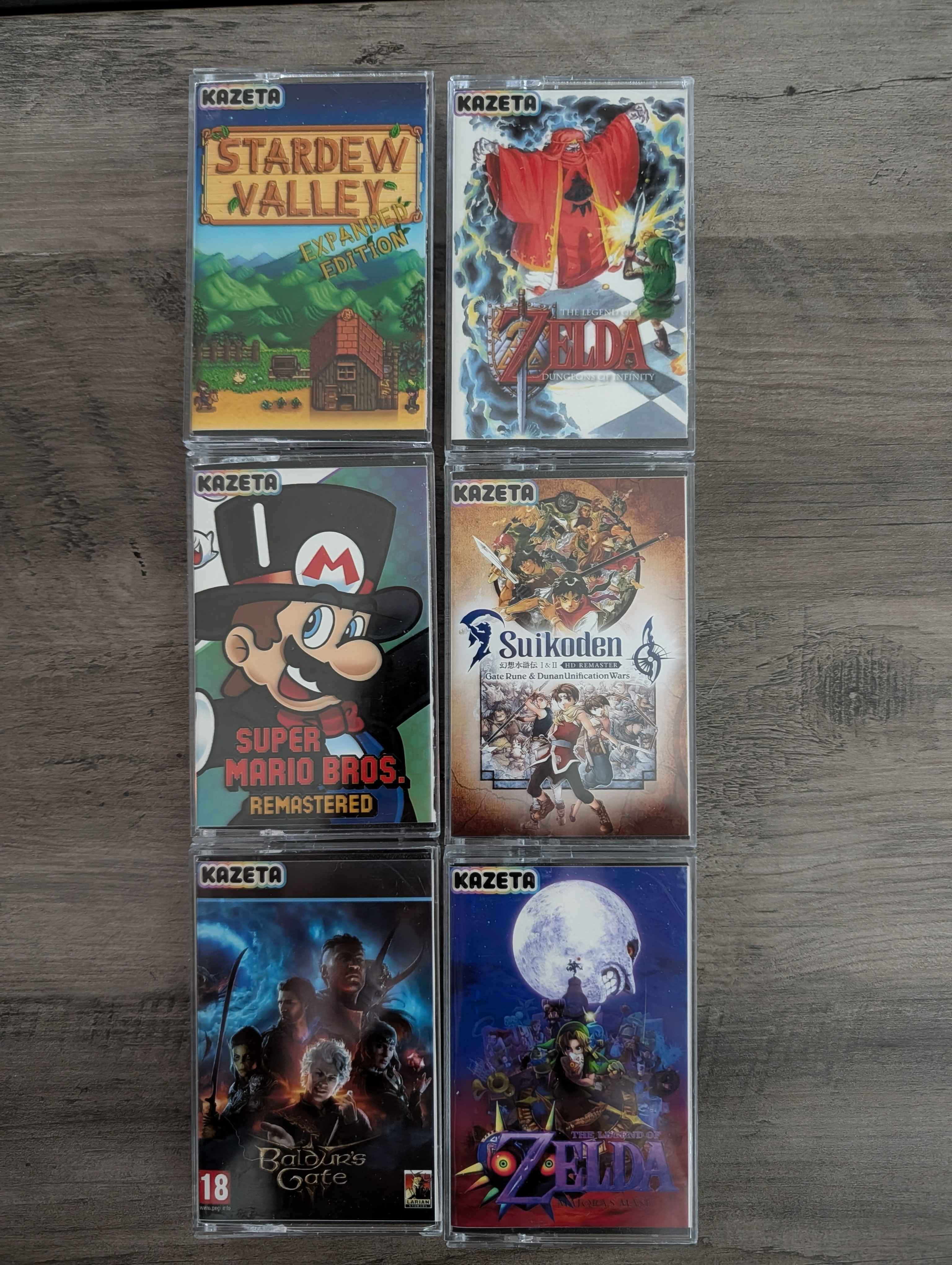 Assortment of jewel cases - front covers