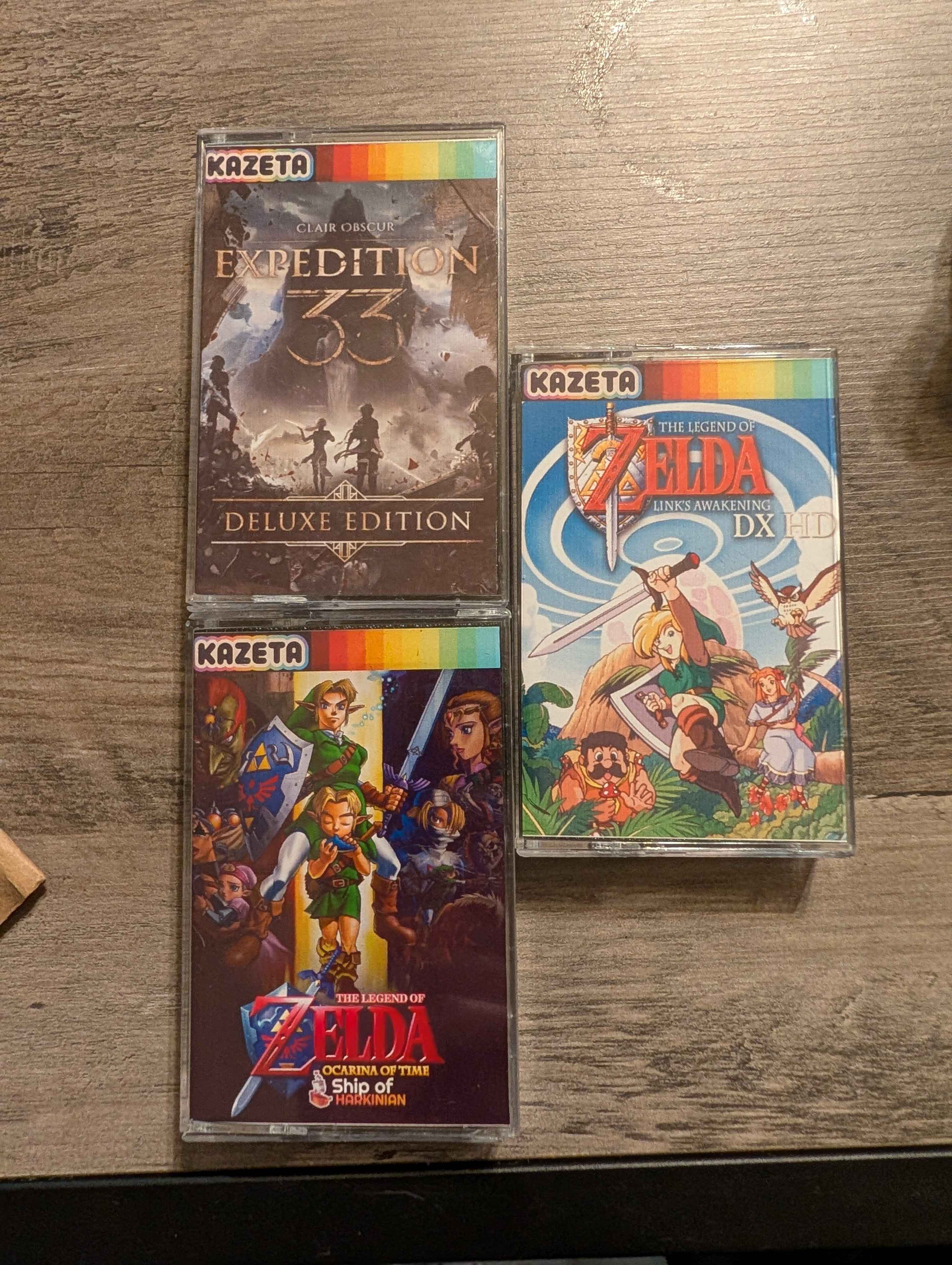 Expedition 33, Ship of Harkinian, and Link's Awakening DX HD - front covers