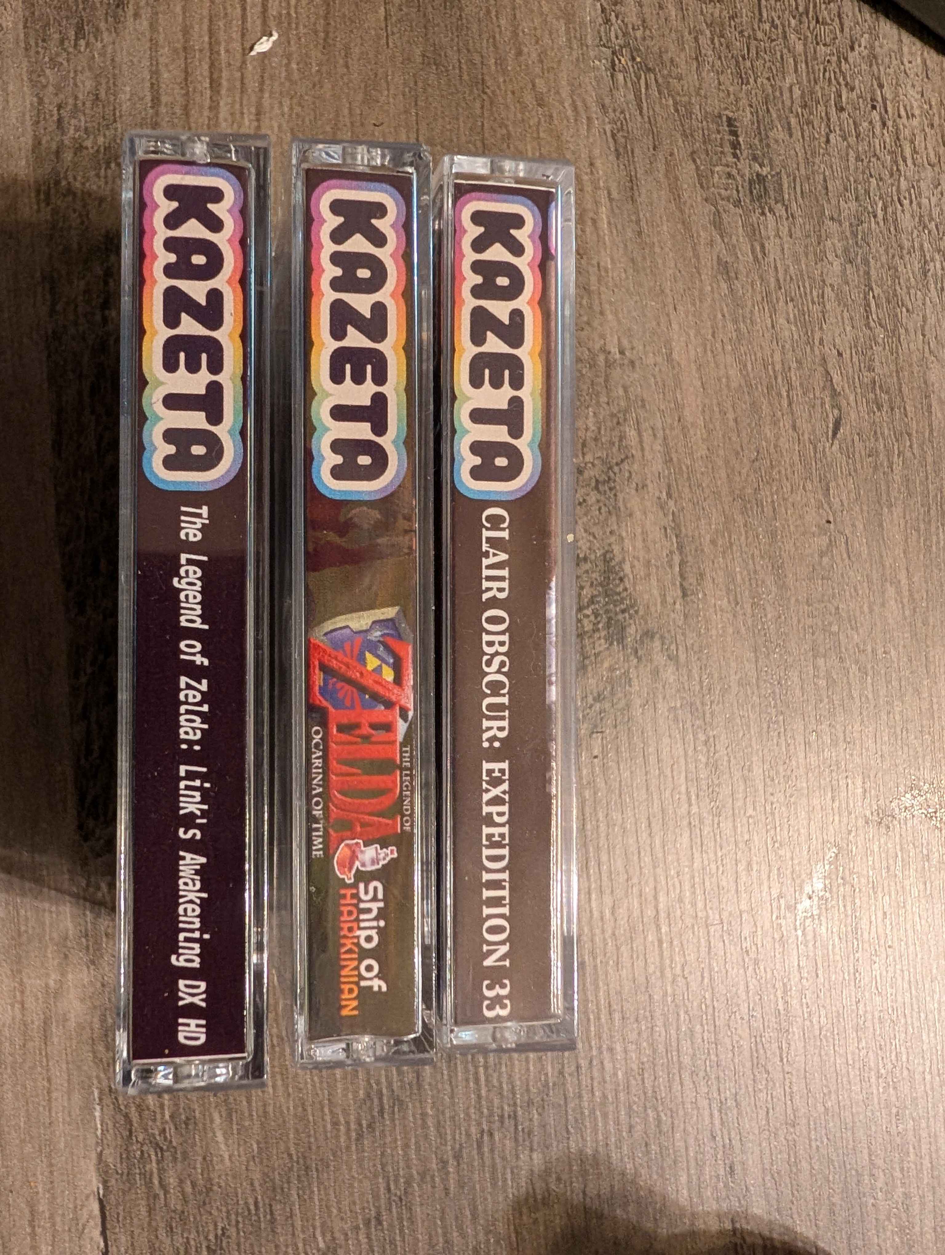 Expedition 33, Ship of Harkinian, and Link's Awakening DX HD - spines