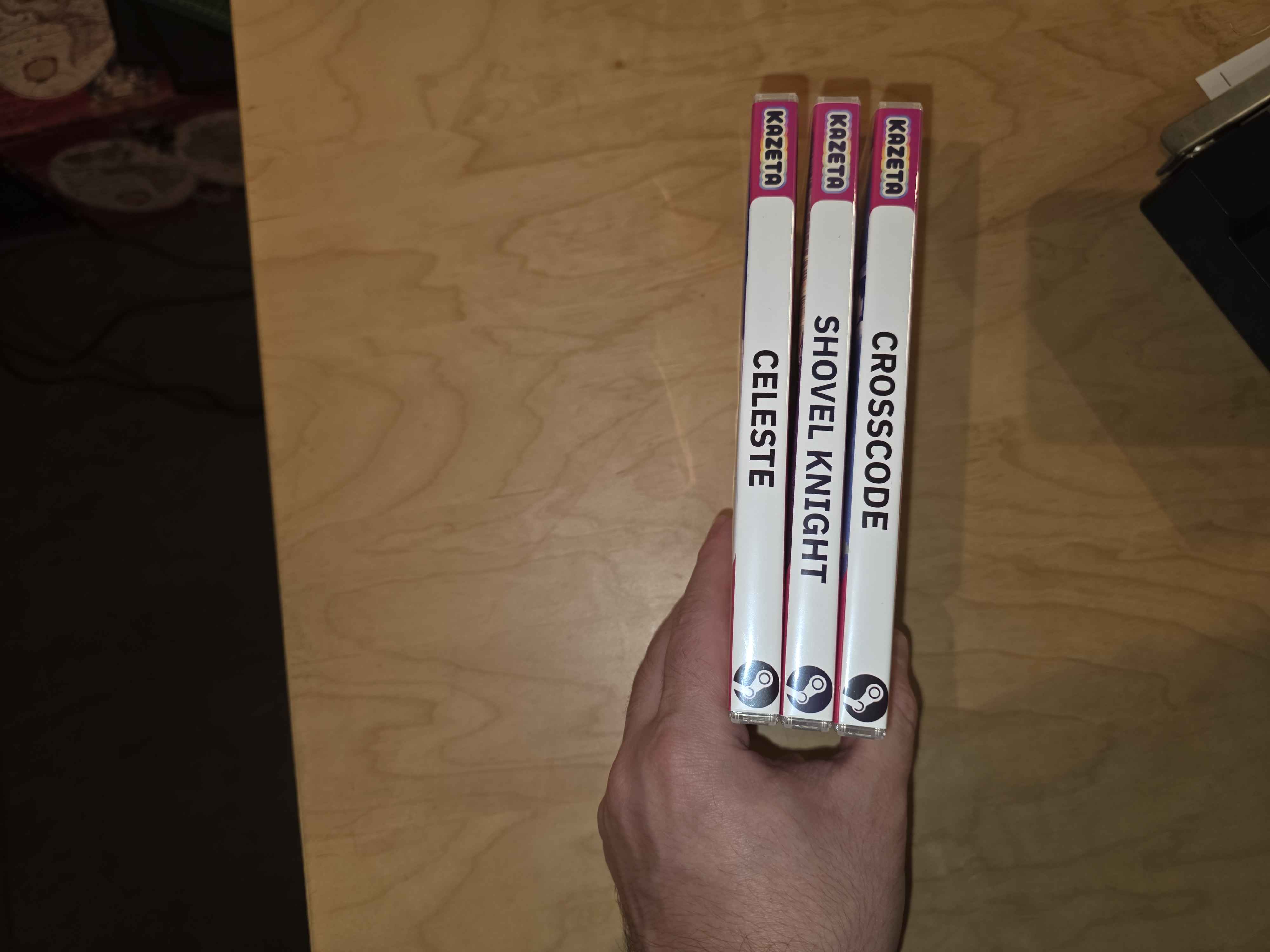 Celeste, Shovel Knight, and Crosscode - spines